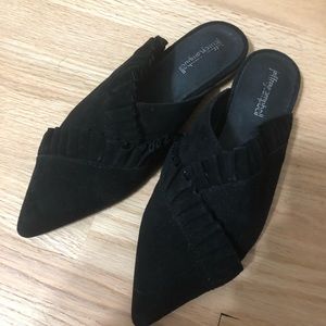 Jeffrey Campbell slip on loafer black 7